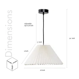 kapoor lampshades White Metal Hanging Light image 5