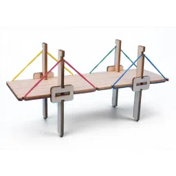 Pludo STEM Kit Little Builders – DIY Puzzle Toy for Kids 3–8 | Preschool-2 Cable Bridge Project-picture-19