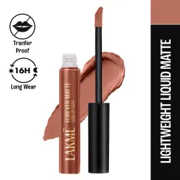 lakme forever matte liquid lip - nude perk-image-71