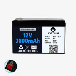 12V 7.8Ah Lithium (NMC) Battery with 1 year Warranty - Suitable for 8Ah and 7Ah Lead acid battery replacement-picture-20