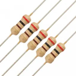 180 ohm Resistor - 1/4 Watt - 5 Pieces Pack image 1