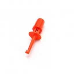 43mm Round Small Single Test Hook Clip Test Probe Red image 1