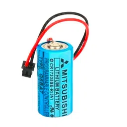 MITSUBISHI CR-17335SE-R 3V Q6BAT 1800mAH Non-Rechargeable Lithium Battery with Plug image 2