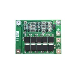 3 Series 40A 18650 Lithium Battery Protection Board 11.1V 12.6V with Balance for Drill Motor Lipo Cell Module image 3