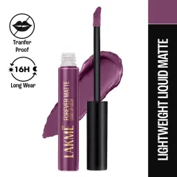 lakme forever matte liquid lip - brown vixen-picture-28