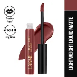 lakme forever matte liquid lip - nude dream-picture-25