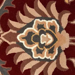 presto Red Traditional Wool 5 ft x 7 ft Hand Tufted Carpet image 4