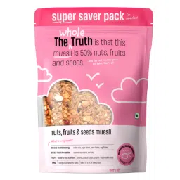 The Whole Truth - Breakfast Muesli - Nuts, Fruits And Seeds - Super Saver Pack image 1