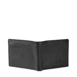 BOXER Men Black Solid Leather Two Fold Wallet BW14-1 image 2