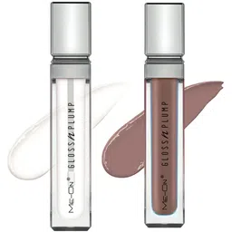 ME-ON Set Of 2 Gloss n Plump Long Lasting Lip Gloss 3ml Each - Shades 01 & 08 image 1