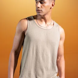 DAMENSCH Sleeveless Statement Waffle Lounge Tshirts-picture-14