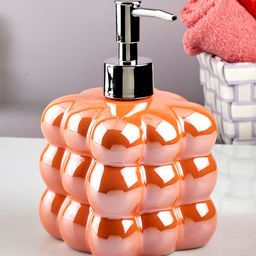 Kookee Orange Abstract Ceramic Soap Dispenser 550ml-picture-12