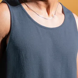 DAMENSCH Sleeveless Statement Waffle Lounge Tshirts-picture-39