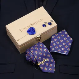 LOUIS STITCH Men Italian Silk Formal Accessory Gift Set-picture-13