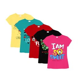 Silver Fang Girls 5 Printed Applique T-shirt-picture-53