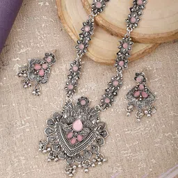 SUNHARI Stone-Studded Jewellery Set-picture-37