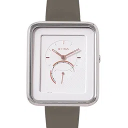 Titan Women Solid & Textured Dial & Leather Strap Analogue Watch 2676SL01-picture-16