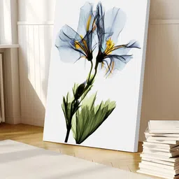 Art Street White Floral Painted Canvas Wall Art-image-9