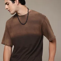 R.Code by The Roadster Life Co. Ombre Printed Relaxed Fit T-shirt-picture-34