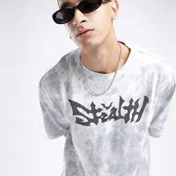 glitchez Dyed Graphic Printed Oversized T-shirt-picture-11