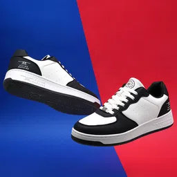 Flying Machine Men Otis Perforated Colourblocked Sneakers-image-15