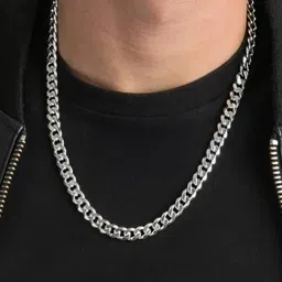 BRANTASHOP Silver-Plated Stainless Steel Necklace-picture-37