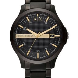 Armani Exchange Men Black Hampton Analogue Watch AX2413-picture-2