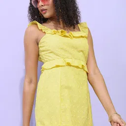 Tokyo Talkies Floral Cotton Fit & Flare Mini Dress-picture-12