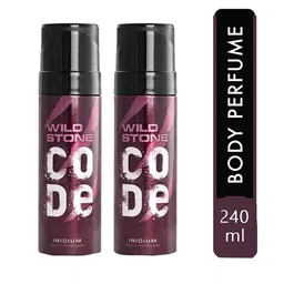 wild stone code Wild Stone Men Pack of 2 Code Iridium Body Perfume Sprays 240ml-picture-23