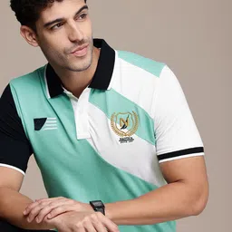 Nautica Colourblocked Polo Collar with Applique Detailing T-shirt-picture-15