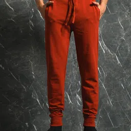 Breakbounce Men Rust Mid-Rise Jogger-image-13