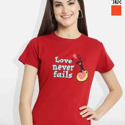 Fabflee Women Multicoloured 3 Printed T-shirt-picture-34