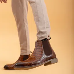 Big Fox Men Casual Block-Heeled Chelsea Boots-picture-33