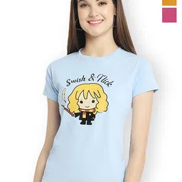 Fabflee Women Multicoloured 3 Printed T-shirt-picture-29