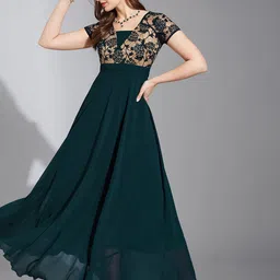 Life With Pockets Women Fit & Flare Maxi Dress-image-39