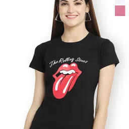 Fabflee Women Multicoloured 3 Printed T-shirt-picture-30