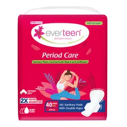 everteen Soft Neem & Safflower XXL Sanitary Napkins 40pc-picture-32