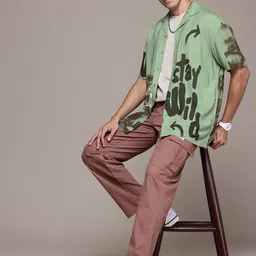 The Roadster Lifestyle Co. Men Printed Relaxed Casual Shirt-image-30