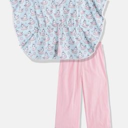 The Kaftan Company Girls Conversational Printed Pure Cotton Night Suit-picture-23