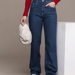 The Roadster Life Co. Women Straight Fit Stretchable Jeans-image-58