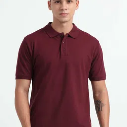 URBANICE Men Solid Polo Collar Abzorb T-shirt-picture-18
