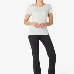 NYAMBA By Decathlon Women Black Solid TrackPant-picture-28