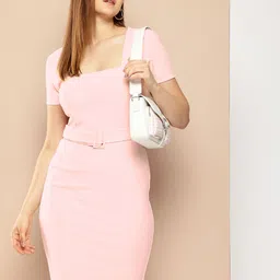 her by invictus Square Neck Bodycon Dress-image-50