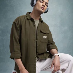 The Roadster Life Co. Chevron Pure Cotton Casual Shirt-picture-41