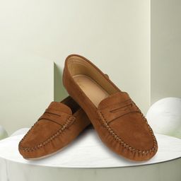 yoho Women Flexible Anti-Skid Penny Loafers-picture-0