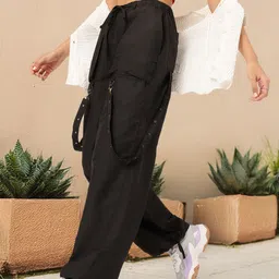 DressBerry Comfy & Classy Women Cargo-Style Relaxed Joggers-image-43