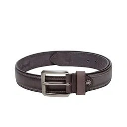 Teakwood Leathers Men Grey Solid Genuine Leather Belt-picture-29