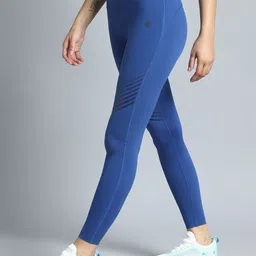 CULT Women Blue Energy Flow Printed ComFlex Tights-picture-53