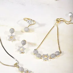 YouBella Gold-Plated AD-Studded Jewellery Set-image-33