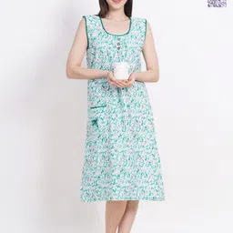 Breezly Pack Of 2 Printed Pure Cotton Nightdress-picture-27